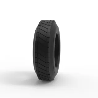 Vintage dirt tire Version 3 Scale 1:25 - Model thumbnail 3