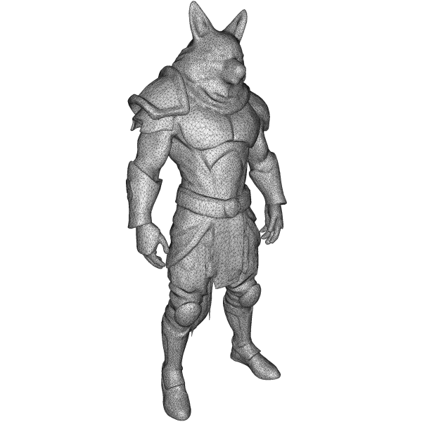 Beastfolk Heroes Pack (10 Characters) – High-Poly Kitbash - Model preview 19