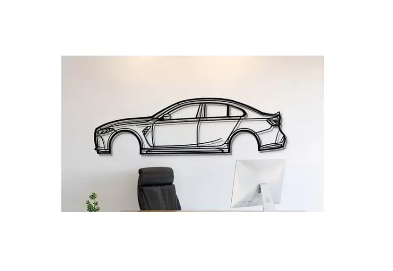 BMW - G80 M3 2021 Wall Art - Model preview 1