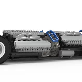 Vintage AWD Dragster Scale 1:25 - Model thumbnail 2