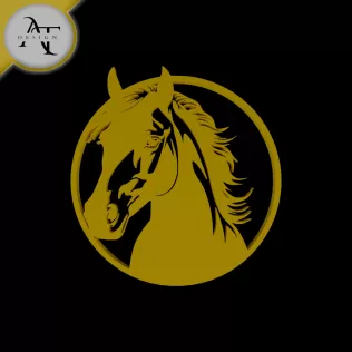 Horse- Silhouette - 2D Wall Art Decor