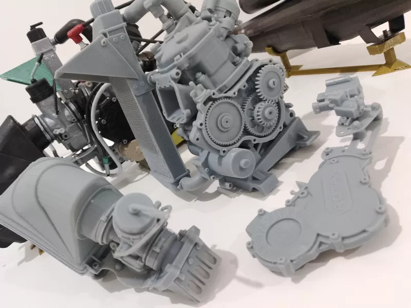 ROTAX FR 125 MAX EVO go kart engine 10 pieces - Model preview 7