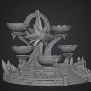 Astral Constellation Offering Sanctuary STL File for 3D Print - Model thumbnail 18
