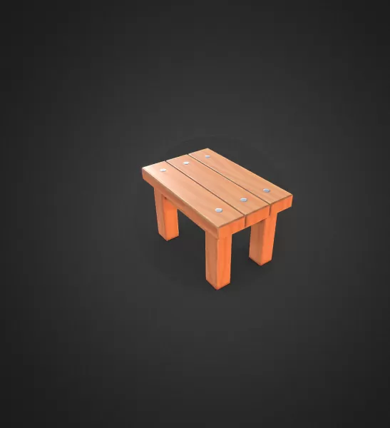 Living The Dream Stepping Stool - Model preview 2