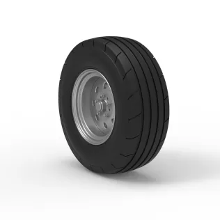 Front tractor wheel Version 4 Scale 1:25 - Model thumbnail 7