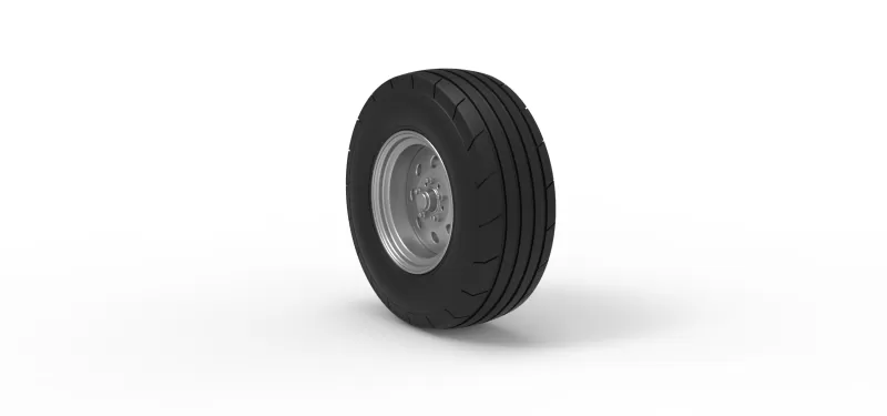 Front tractor wheel Version 4 Scale 1:25 - Model preview 7