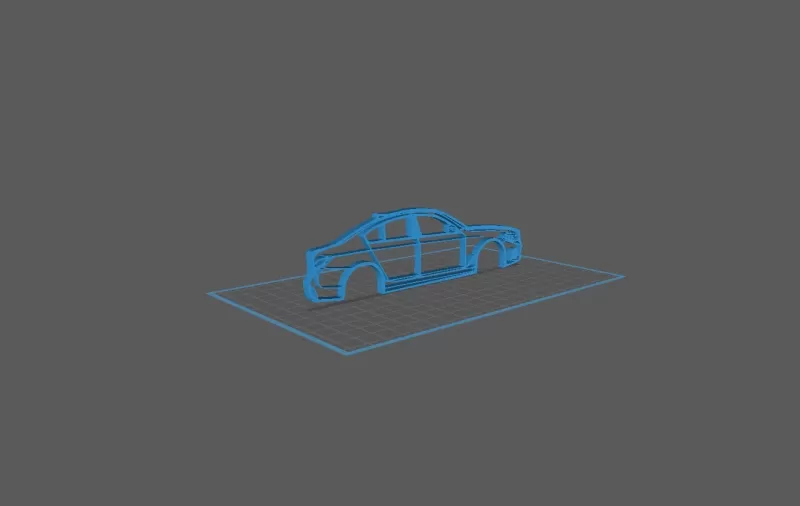 BMW - Serie 5 2017 Wall Art - Model preview 2