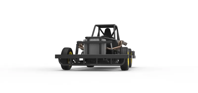 New Zealand Vintage Stock car Base Scale 1:25 - Model preview 5