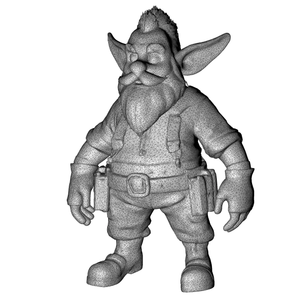 Garden Gnome Character Pack – Fantasy Garden Worker Kitbash - Model preview 15