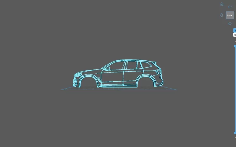 BMW - X3 M G01 2020 Wall Art - Model preview 1