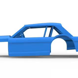 Shell of Vintage Asphalt Modified stock car V11 Scale 1:25 - Model thumbnail 7