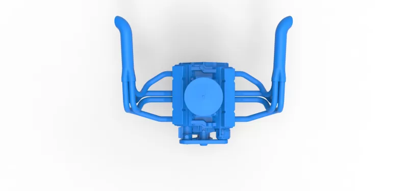 Engine of New Zealand Vintage Stock car Scale 1:25 - Model preview 7