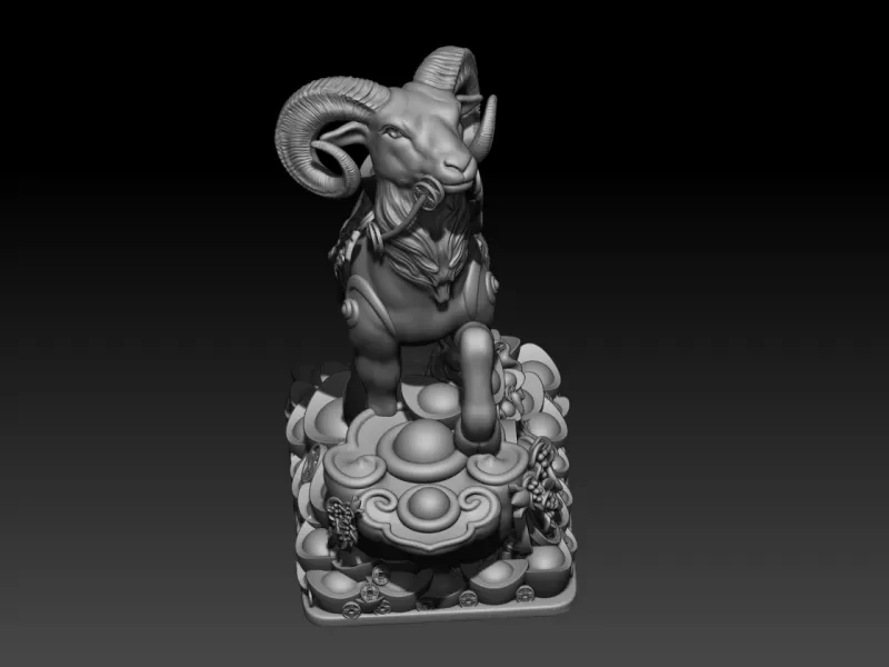 Zodiac Goat - Model preview 4