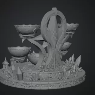 Astral Constellation Offering Sanctuary STL File for 3D Print - Model thumbnail 16