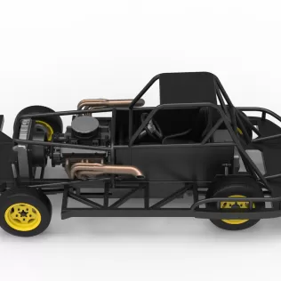 New Zealand Vintage Stock car Base Scale 1:25 - Model thumbnail 9