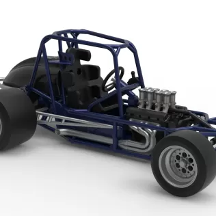 Pavement Silver Crown Car Base Version 2 Scale 1:25 - Model thumbnail 24