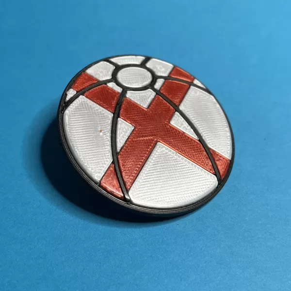 Beachball of Liberty Badge for England - Model preview 2