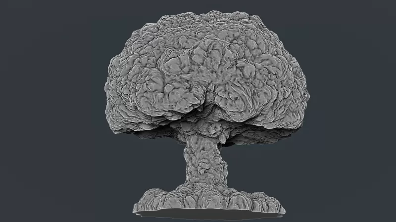 Atomic Bomb Explosion #RoZ - Model preview 5