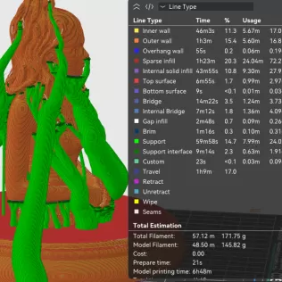 Zendaya 3D Bust - Model thumbnail 2