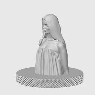 Anya Taylor-Joy 3D Bust Print - Model thumbnail 6