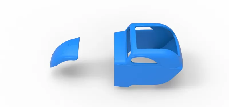 Shell of Vintage dragster Scale 1:25 - Model preview 7