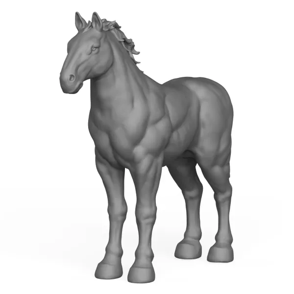 3D Printable Horse - Model preview 1