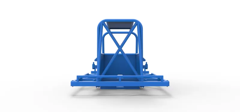 Frame of New Zealand Ministock car Scale 1:25 - Model preview 12