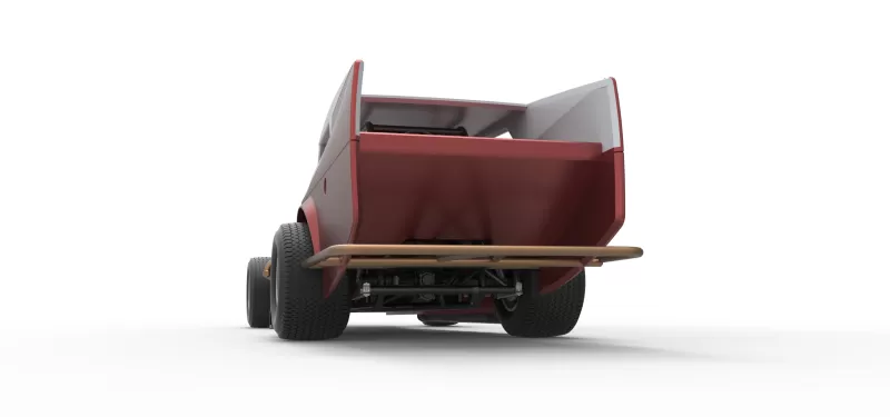 Vintage Dirt Modified stock car Version 5 Scale 1:25 - Model preview 15