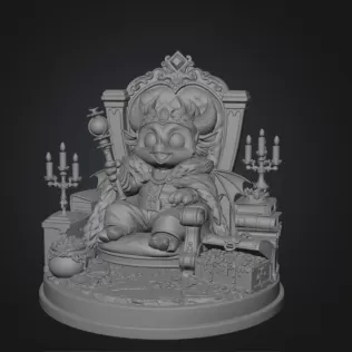 Dragon King STL File for 3D Print - Model thumbnail 8
