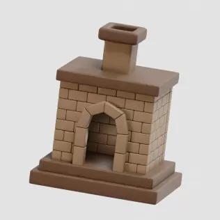 Fireplace - Model thumbnail 8