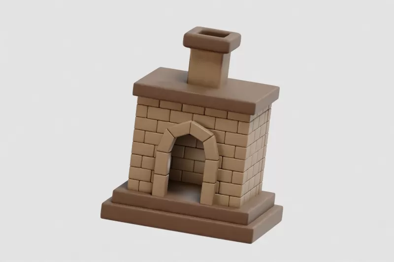 Fireplace - Model preview 8