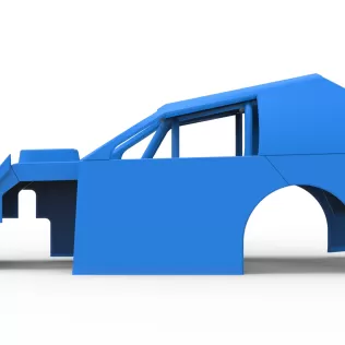 Shell of Mod Lite Race car Scale 1:25 - Model thumbnail 7