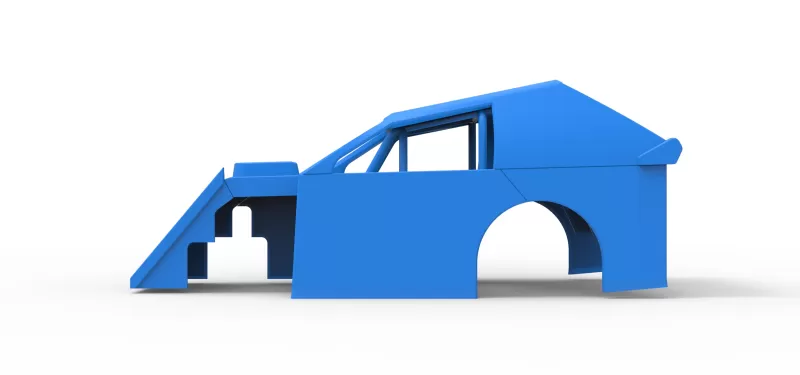 Shell of Mod Lite Race car Scale 1:25 - Model preview 7