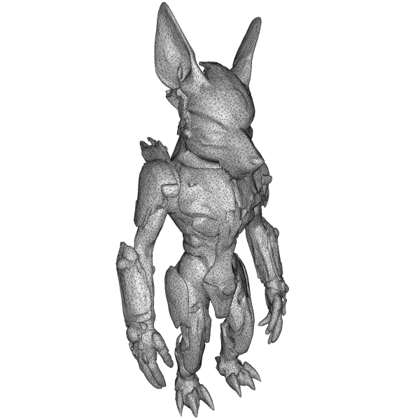 Beastfolk Heroes Pack (10 Characters) – High-Poly Kitbash - Model preview 7