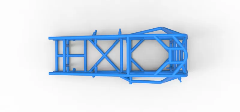Frame of Three Quarter Midget Scale 1:25 - Model preview 8