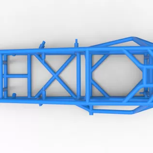 Frame of Three Quarter Midget Scale 1:25 - Model thumbnail 8