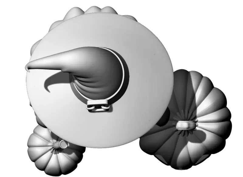 Happy Halloween Family - Model preview 4