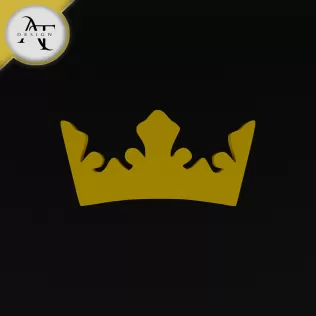 Simple Crown Symbol - 2D Art