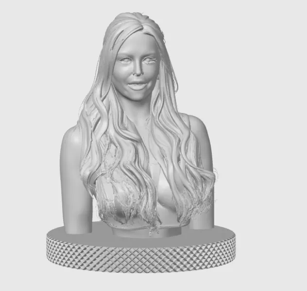 Lindsay Lohan 3D Bust Print - Model preview 2