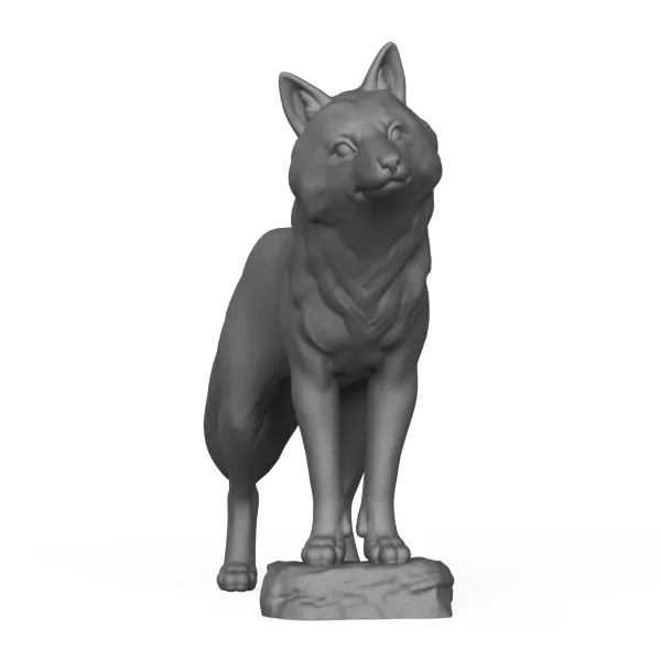 3D Printable Wild Fox - Model preview 2