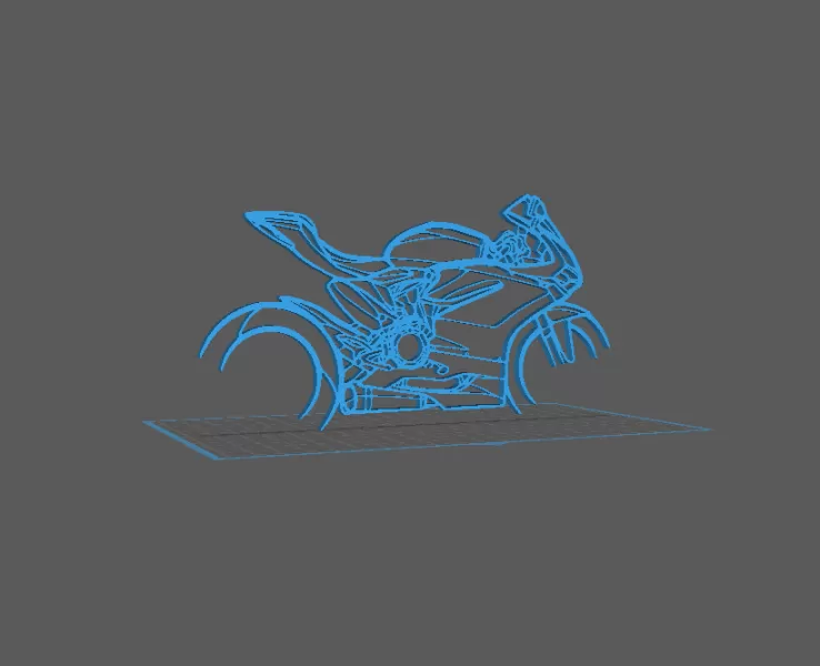 Ducati - Panigale 1299 Wall Art - Model preview 2