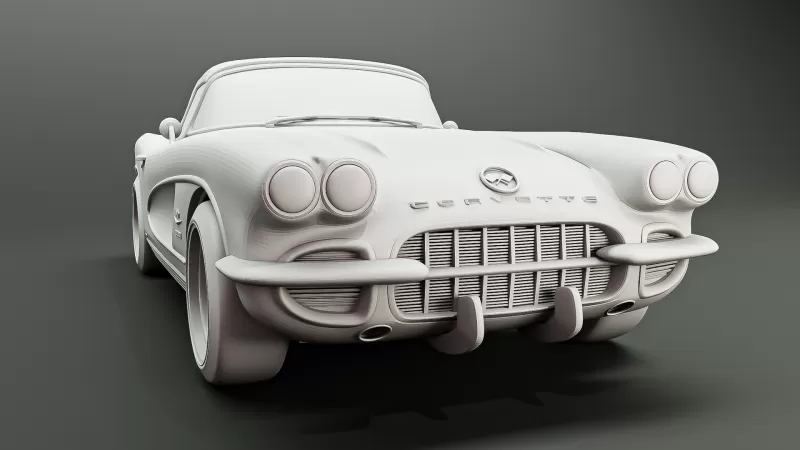 Chevrolet Corvette C1 #RoZ - Model preview 7