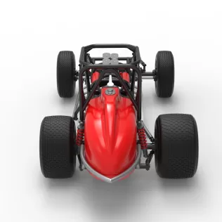 Dirt Silver Crown Champ car Base Scale 1:25 - Model thumbnail 17