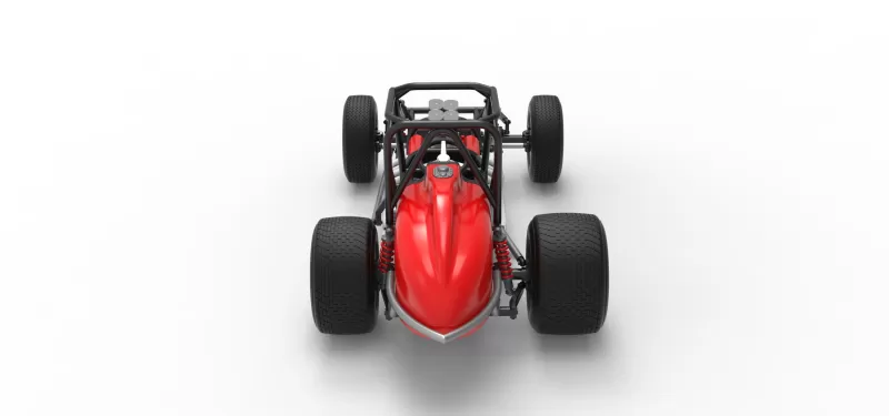 Dirt Silver Crown Champ car Base Scale 1:25 - Model preview 17