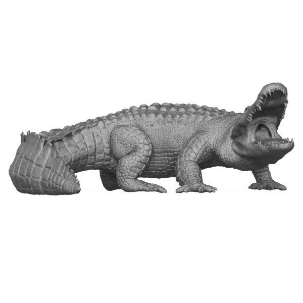 3D Printable Alligator - Model preview 1