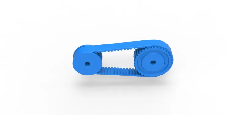Belt drive Scale 1:16 - Model preview 5