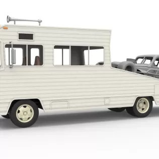 Vintage Transporter truck for Race car Version 7 Scale 1:25 - Model thumbnail 2