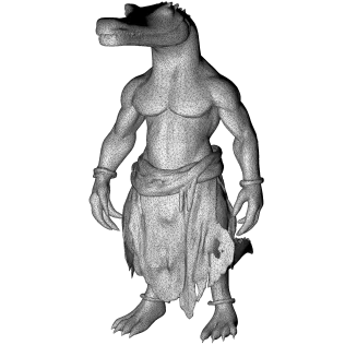 Animal Warrior Pack – Sci-Fi Fantasy High-Poly Kitbash 3D Model - Model thumbnail 13