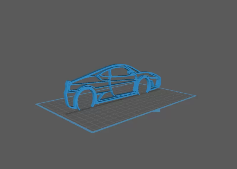 Ferrari - 430 Scuderia Wall Art - Model preview 1