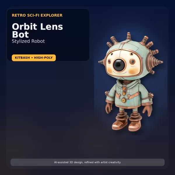 Stylized Mythic Character Pack – Kitbash High-Poly Collection - Model preview 12